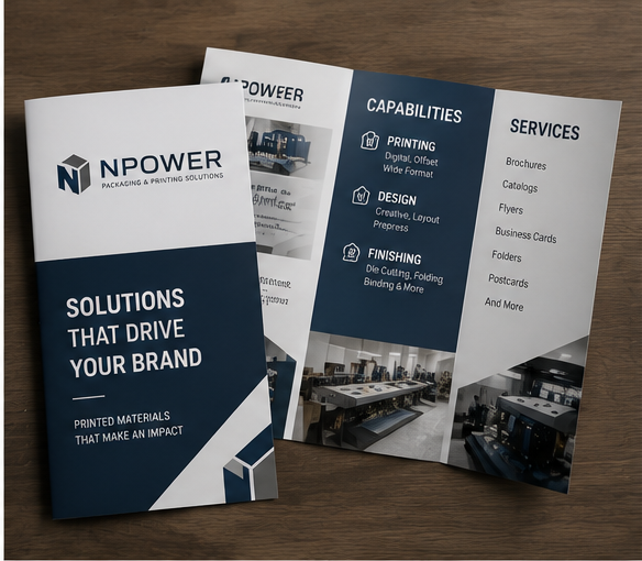 NPower branded printed brochures and collateral