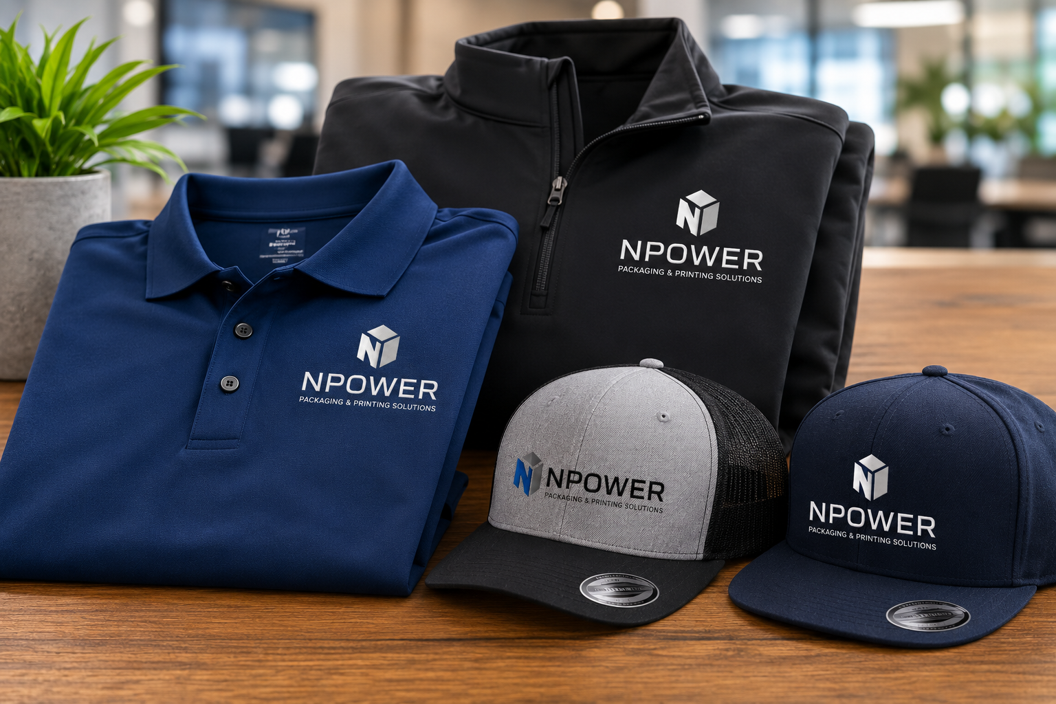 Branded apparel, headwear and corporate promotional products